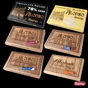 Tabletas de 900gr de chocolate artesano Alonso de Astorga