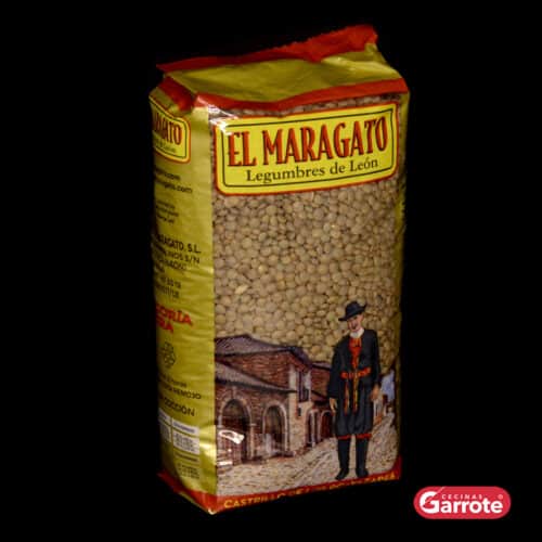 paquete de 1 kg de lenteja pardina de León El Maragato