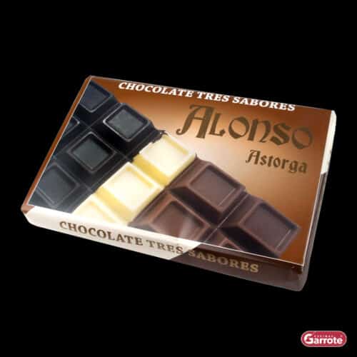 Chocolate de tres sabores